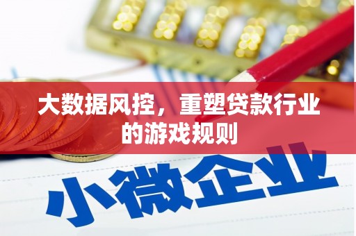 皋兰大数据风控，重塑贷款行业的游戏规则