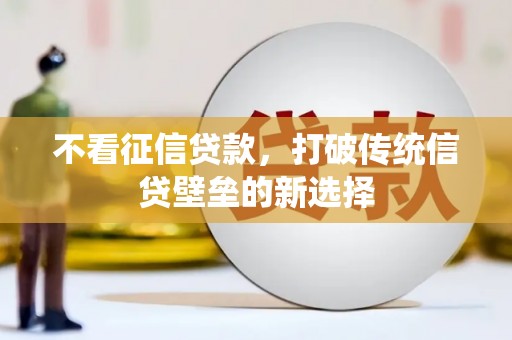 皋兰不看征信贷款，打破传统信贷壁垒的新选择
