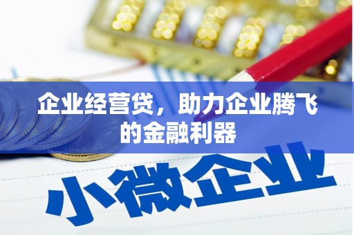 皋兰企业经营贷，助力企业腾飞的金融利器