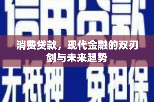 皋兰消费贷款，现代金融的双刃剑与未来趋势