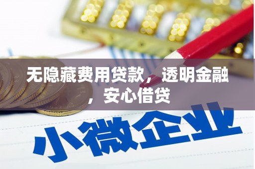 皋兰无隐藏费用贷款，透明金融，安心借贷