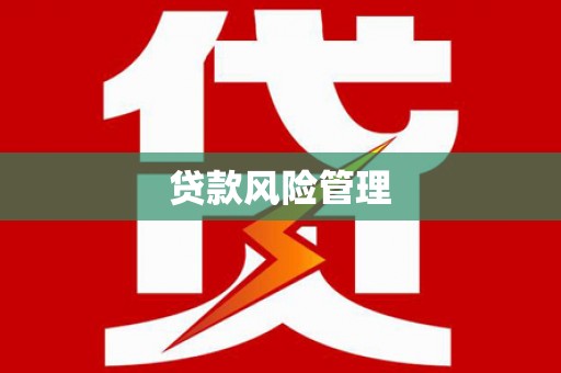 皋兰贷款风险管理