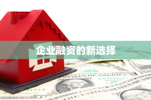 皋兰企业融资的新选择