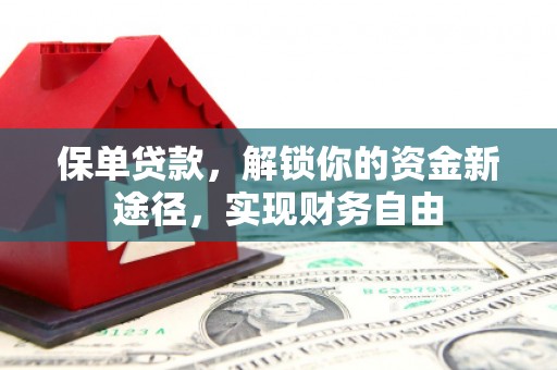 皋兰保单贷款，解锁你的资金新途径，实现财务自由