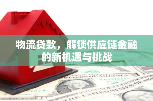 皋兰物流贷款，解锁供应链金融的新机遇与挑战