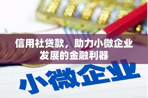 皋兰信用社贷款，助力小微企业发展的金融利器