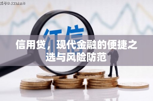 皋兰信用贷，现代金融的便捷之选与风险防范