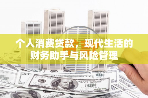 皋兰个人消费贷款，现代生活的财务助手与风险管理