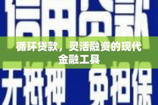 皋兰循环贷款，灵活融资的现代金融工具
