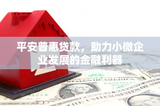 皋兰平安普惠贷款，助力小微企业发展的金融利器